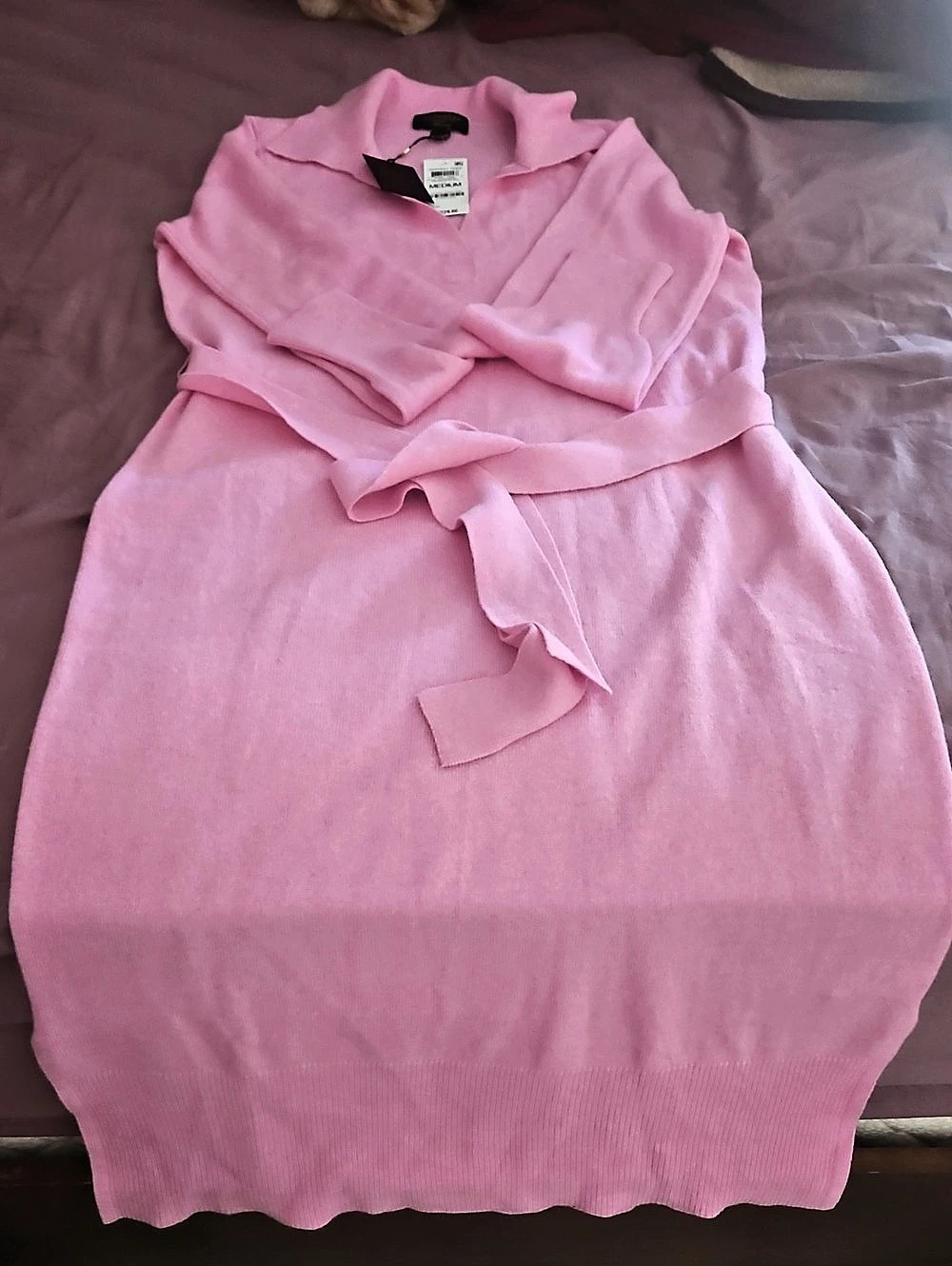 Cashmere Charter Club Cashmere Wrap Dress in Pink Size